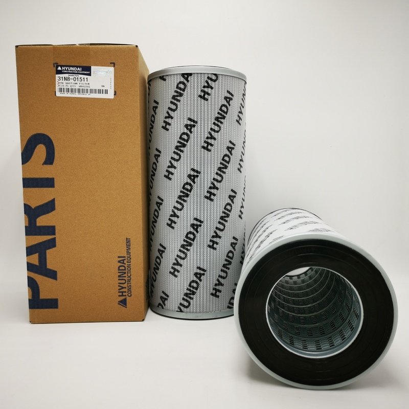 Excavator Hydraulic Filter with 99% Filtration Efficiency, Operating Temperature -40°C to 100°C, and 3 Months Warranty